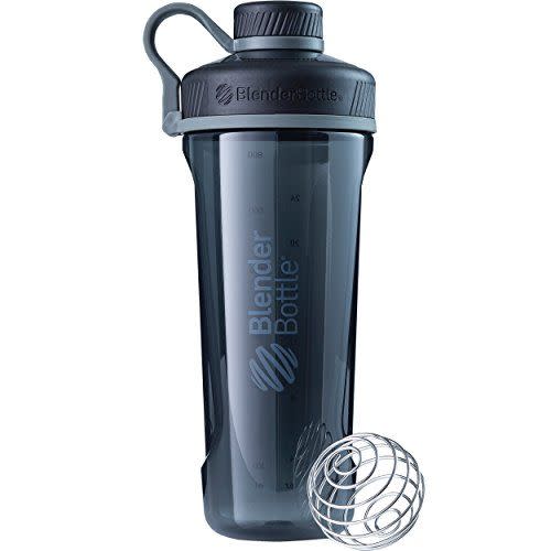 <p><strong>BlenderBottle</strong></p><p>amazon.com</p><p><strong>$15.99</strong></p><p><a href="https://www.amazon.com/dp/B06X9Y6JQN?tag=syn-yahoo-20&ascsubtag=%5Bartid%7C10055.g.33510687%5Bsrc%7Cyahoo-us" rel="nofollow noopener" target="_blank" data-ylk="slk:Shop Now;elm:context_link;itc:0;sec:content-canvas" class="link ">Shop Now</a></p><p>We like the durable Eastman Tritan plastic material that this shaker is made from, as well as the signature BlenderBottle wire whisk ball (gets the job done well, but it makes quite a bit of noise while blending). If you're looking for a twist cap, this is a top pick for us. It also has a <strong>sleek design but holds 32 ounces, and actually fits in most cupholders. </strong>They also make this exact same model in an <a href="https://www.amazon.com/dp/B0751FNCWC?tag=syn-yahoo-20&ascsubtag=%5Bartid%7C10055.g.33510687%5Bsrc%7Cyahoo-us" rel="nofollow noopener" target="_blank" data-ylk="slk:insulated, stainless steel form;elm:context_link;itc:0;sec:content-canvas" class="link ">insulated, stainless steel form</a> that performed well in our tests.</p>