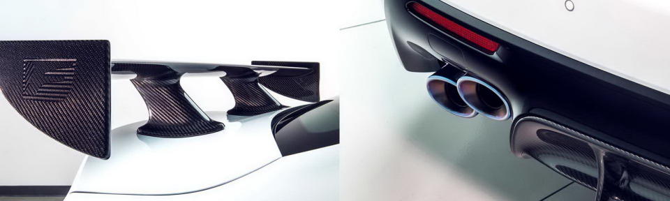 圖／2021 Lexus RC F Track Edition採用全新設計的前/後保桿與側裙，搭配前下擾流器與車尾擴散器，大幅優化車輛空氣力學，亦展現出充滿速度的氣勢。