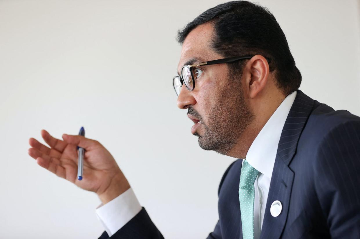 Sultan Ahmed al-Jaber, CEO of the United Arab Emirates' state oil company, will be leading the COP28 United Nations climate conference. <a href="https://www.gettyimages.com/detail/news-photo/sultan-al-jaber-chief-executive-of-the-uaes-abu-dhabi-news-photo/1529645349" rel="nofollow noopener" target="_blank" data-ylk="slk:Francois Walschaerts/AFP via Getty Images;elm:context_link;itc:0;sec:content-canvas" class="link ">Francois Walschaerts/AFP via Getty Images</a>