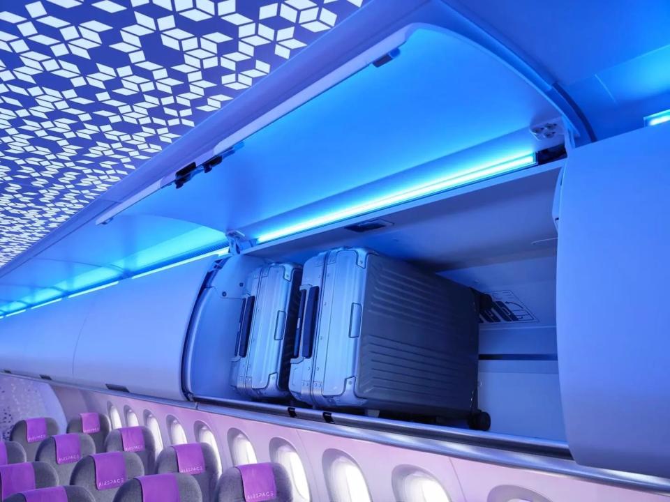 Airspace interior on Airbus' A321XLR.