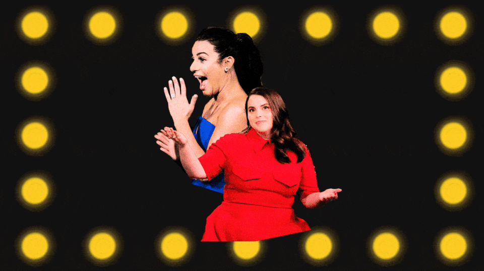 <div class="inline-image__caption"><p>Our preoccupation with the Lea Michele and Beanie Feldstein <em>Funny Girl</em> saga goes without saying.</p></div> <div class="inline-image__credit">Photo Illustration by Luis G. Rendon/The Daily Beast/Getty</div>