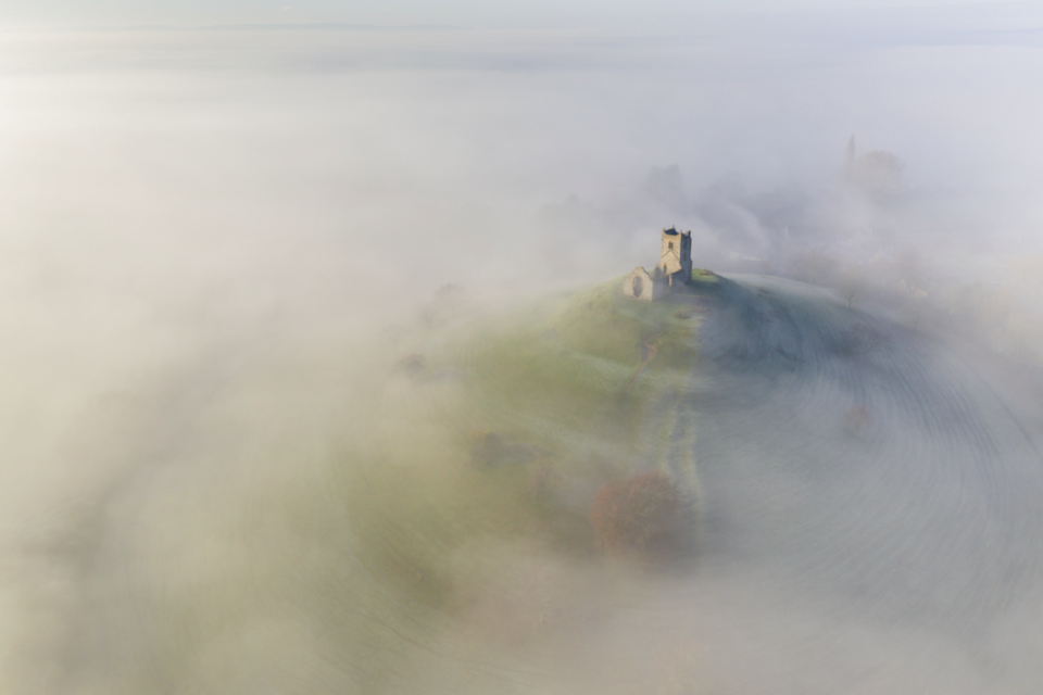 Historic England winner Adam Burton captured St Michael's Church on a misty winter’s morning in Burrow Mump, Somerset.