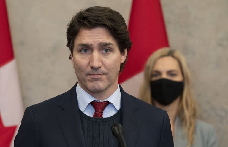 Trudeau condenó el ataque a la planta de Zaporiyia (Adrian Wyld/The Canadian Press vía AP)