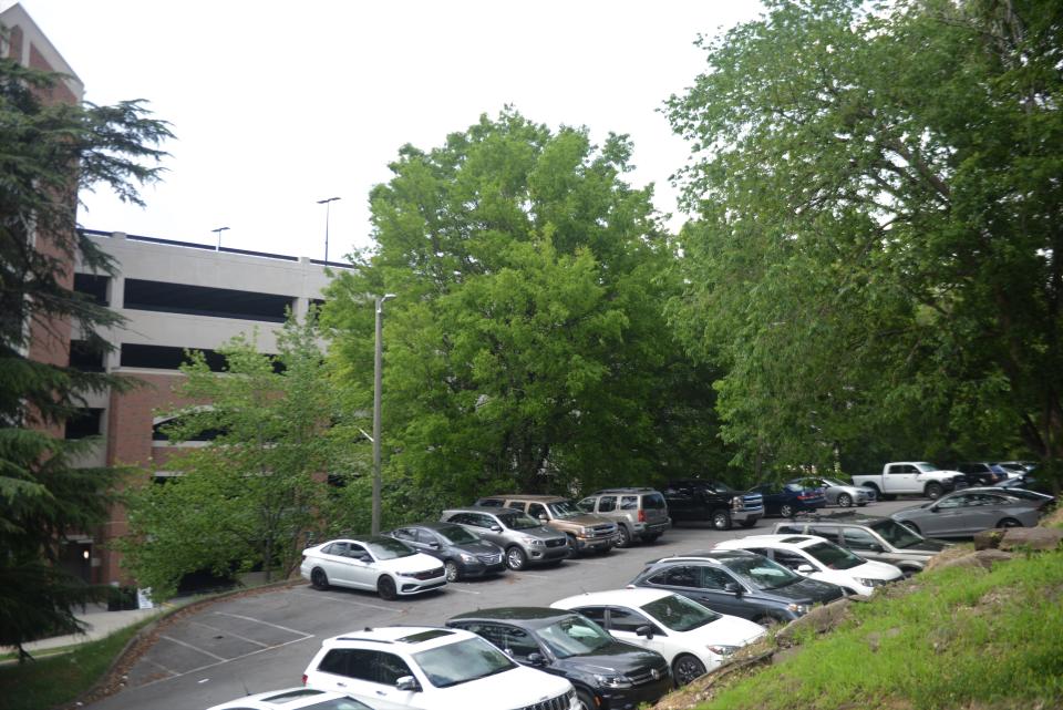 The noncommuter lot off of Caledonia Avenue was a commuter lot before Keenan graduated, but has been converted for noncommuter use since then. It is also the future site of one of the three new residence halls being constructed on campus.