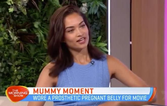 Shanina Shaik Australian model has opened up about the challenges she faced while filming The Mummy, especially considering her character was pregnant. Source: Channel Seven