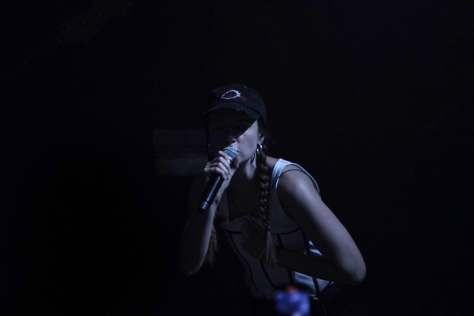 M0 durante su concierto en el festival Corona Capital en la Ciudad de México el domingo 20 de noviembre de 2022. (Foto AP/Eduardo Verdugo)