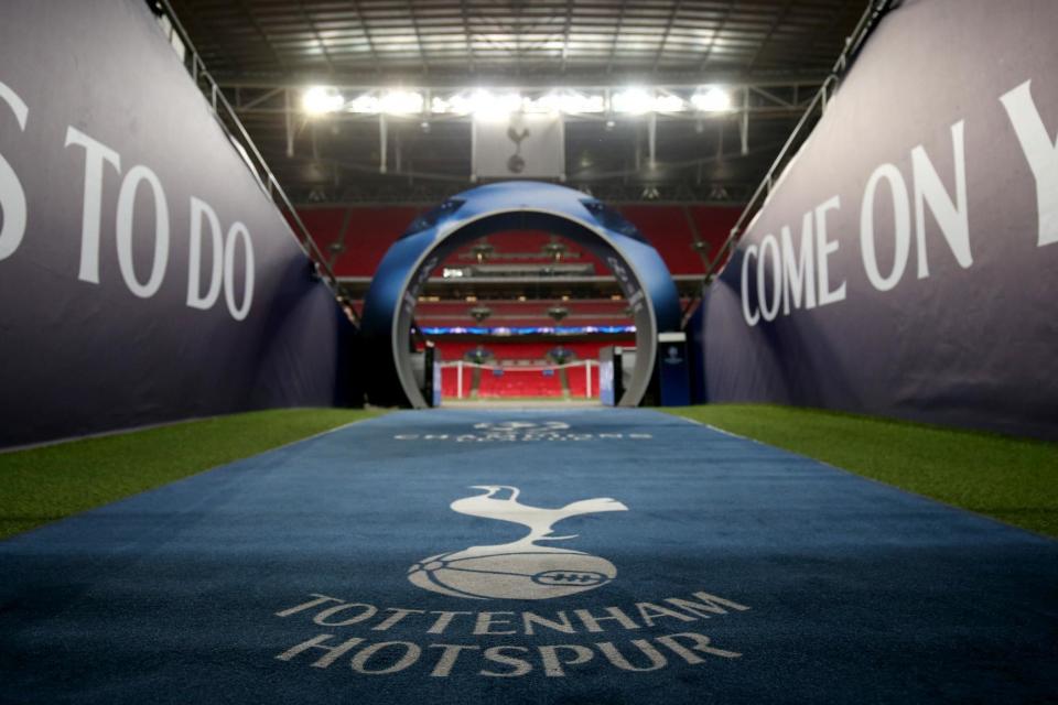 Home from home | Tottenham will once more begin their Champions League campaign at Wembley: Tottenham Hotspur FC via Getty Images