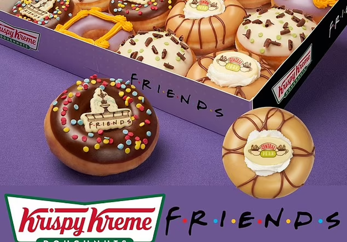 Krispy Kreme says the doughnuts will be available in ‘Krispy Kreme shops, supermarket cabinets, and online for nationwide delivery until 21st july’ (INSTAGRAM/SNACKOLATOR/KRISPY KREME)