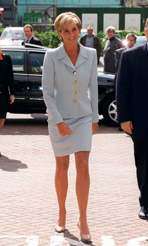 Princess Diana in Versace 