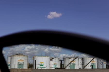 FILE PHOTO: FILE PHOTO: A general view of the tanks of Brazil's state-run Petrobras oil company in Brasilia