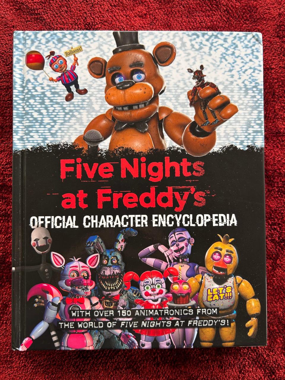 “Five Nights at Freddy’s: Official Character Encyclopedia” lists more than 150 animatronics from the video game world.