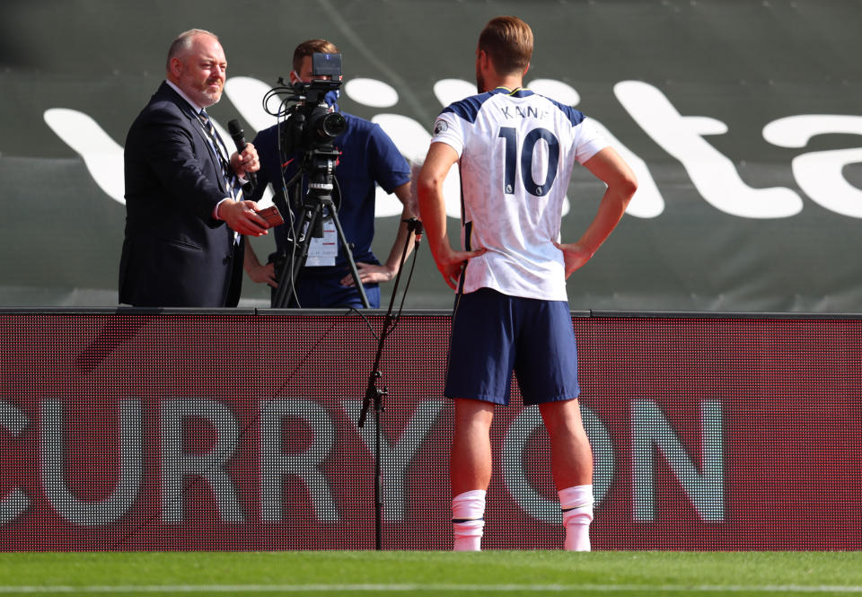 Hier ahnte Harry Kane noch nichts vom nahenden Trainer. (Bild: Getty Images)