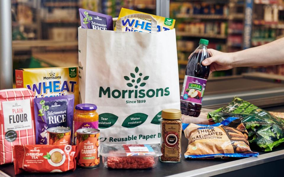 Undated handout photo issued by Morrisons of some of their own products. Morrisons is cutting prices across a range of its own-brand products as it joins a string of supermarkets battling to retain customers while living costs soar. Issue date: Monday February 20, 2023. PA Photo. The supermarket, which was recently pushed out of the "big four" UK grocers by discounter Aldi, said it has invested Â£25 million into the price cuts. Some 64 cupboard essentials, breakfast items and fresh products will be reduced by an average of almost a fifth, Morrisons said. See PA story CONSUMER Morrisons. Photo credit should read: Morrisons/PA Wire NOTE TO EDITORS: This handout photo may only be used in for editorial reporting purposes for the contemporaneous illustration of events, things or the people in the image or facts mentioned in the caption. Reuse of the picture may require further permission from the copyright holder. - Morrisons/PA