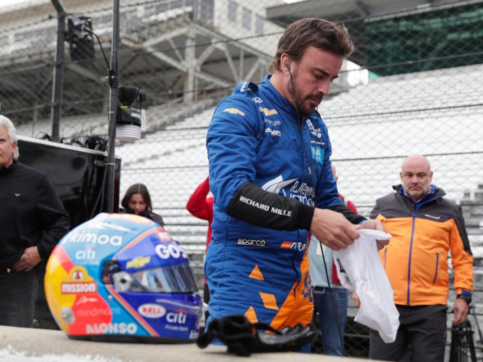 Indy 500: Fernando Alonso glad to be back at Indianapolis but McLaren experience tricky first day