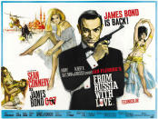 The second 007 film was based on the best Fleming book, and remains a high point of espionage cinema. Spectre agents Red Grant and Rosa Klebb faced off with the effortlessly cool Sean Connery for a timeless adventure. (Eon/MGM)