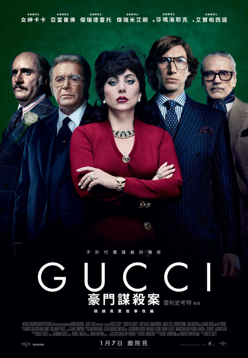 《Gucci：豪門謀殺案》海報