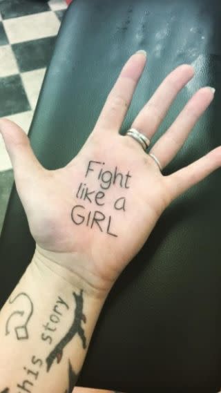 'Fight like a girl'