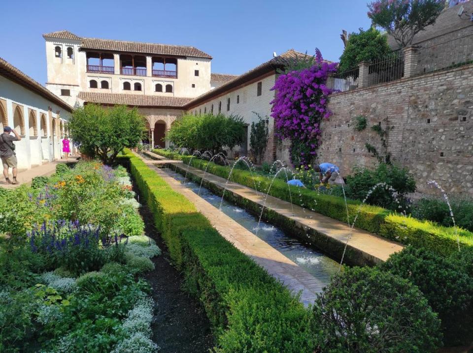 Jardines del Generalife. Alhambra de Granada.