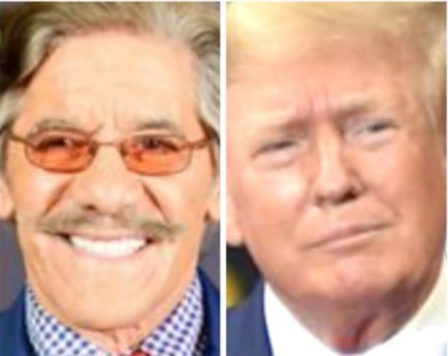 Geraldo Rivera and Donald Trump. (Photo: Getty)