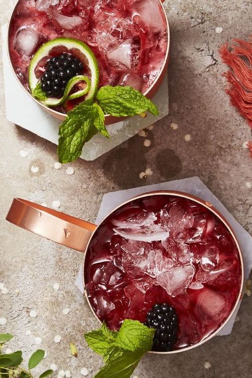 Blackberry Mint Moscow Mule