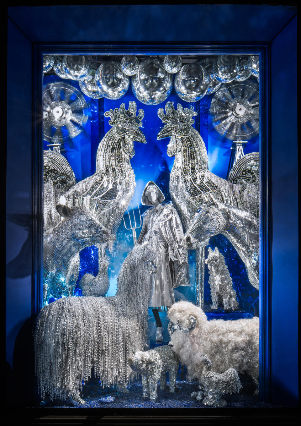 "First Light," holiday window at Bergdorf's.  