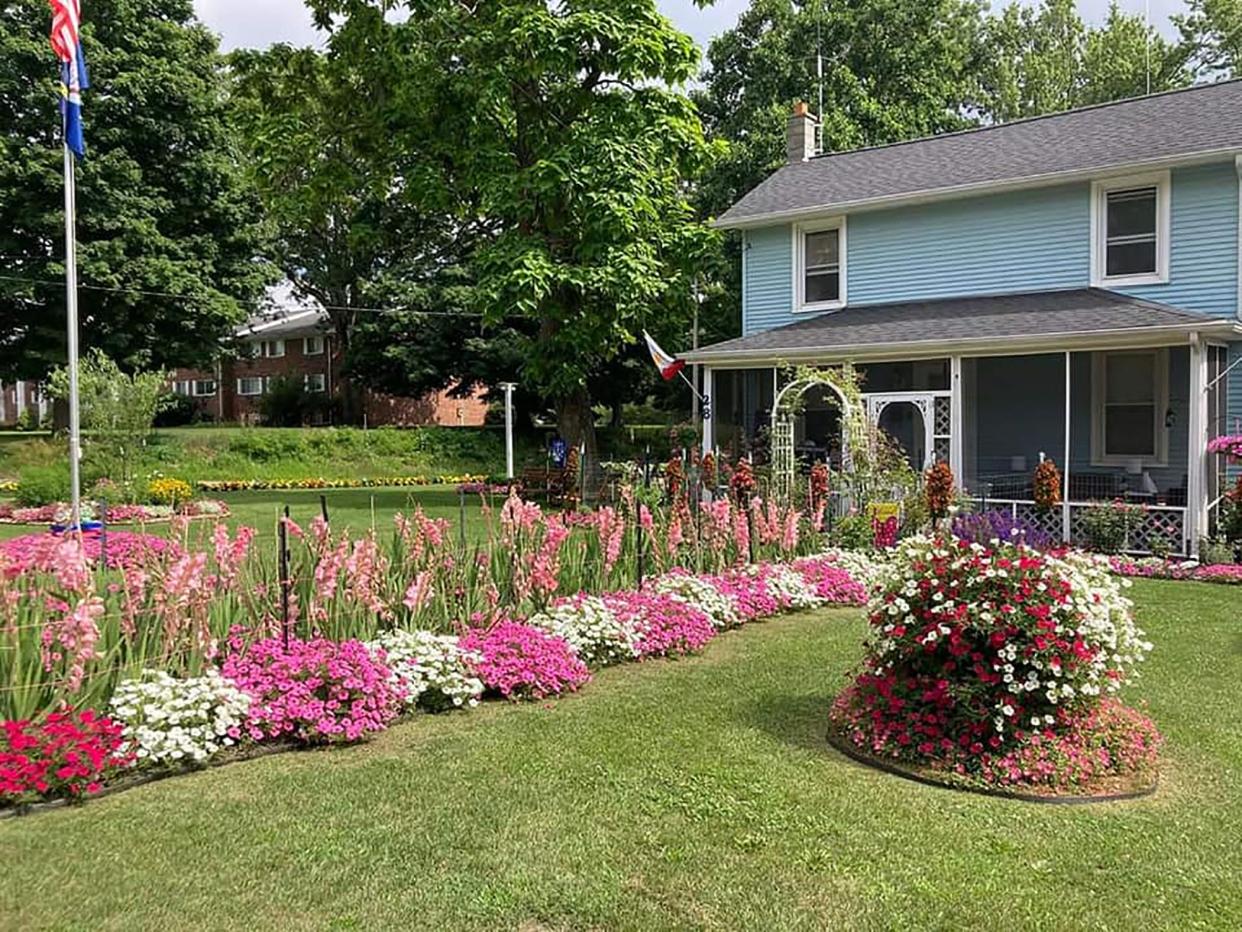 All the pink in the garden is dedicated to Arlene’s daughter, who passed away at age 17.