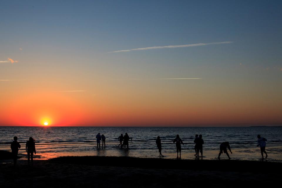 Sunset at First Encounter Beach in Eastham