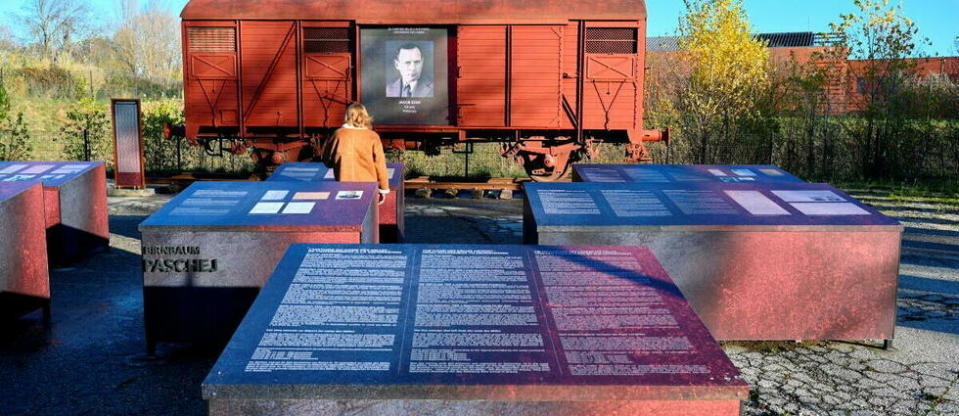 Une exposition organisée au camp des Milles en décembre 2021, en partenariat avec l'USHMM de Washington (United States Holocaust Memorial Museum).   - Credit:NICOLAS TUCAT / AFP