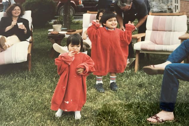 <p>Courtesy of the Ours Family</p> Emily and Sean Ours as children