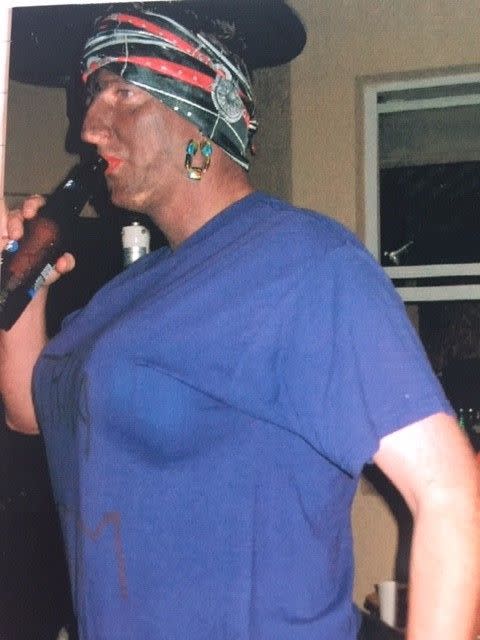 Florida Secretary of State Mike Ertel, then Seminole County Supervisor of Elections, wearing blackface at Halloween party in 2005.