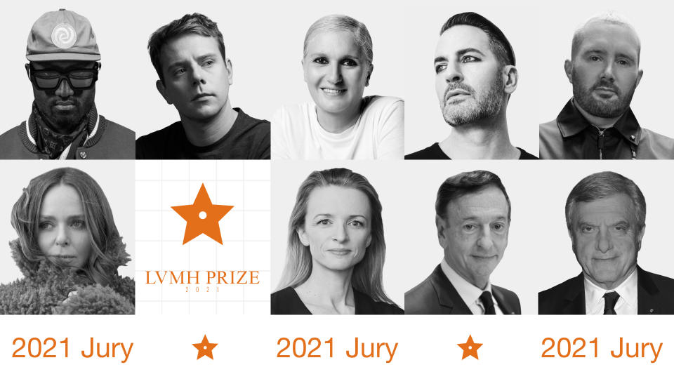The 2021 LVMH Prize jury - Credit: Courtesy of LVMH