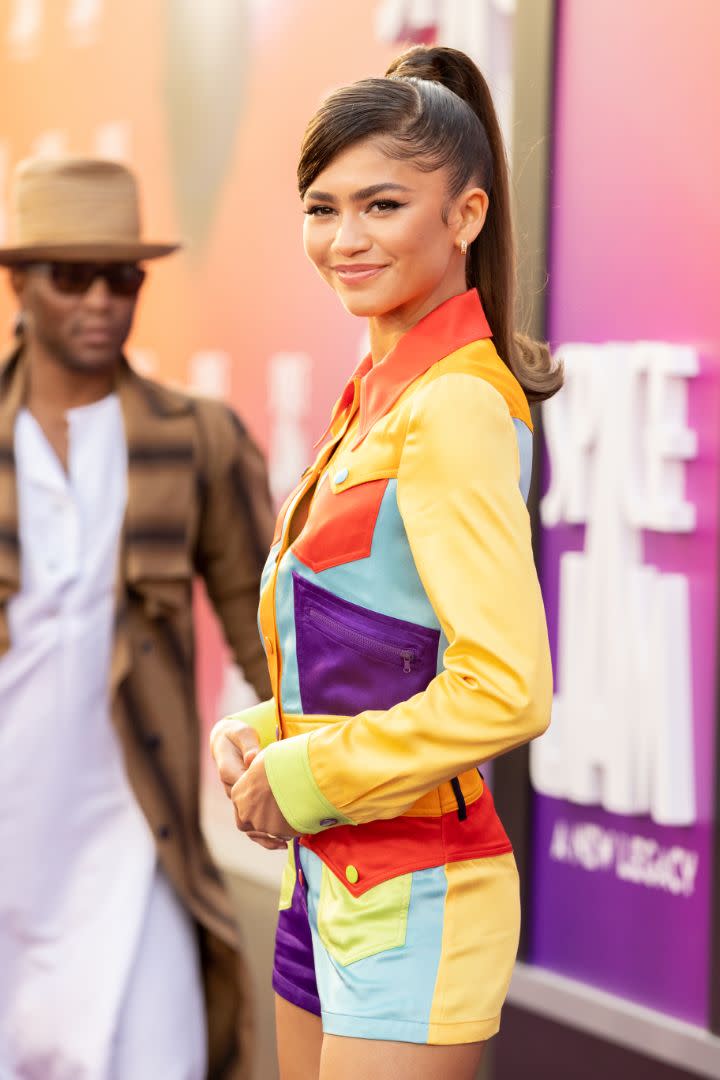 Zendaya at the “Space Jam: A New Legacy” film premiere held at Regal LA Live & 4DX on July 12, 2021, in Los Angeles, California. - Credit: Christopher Polk for Variety