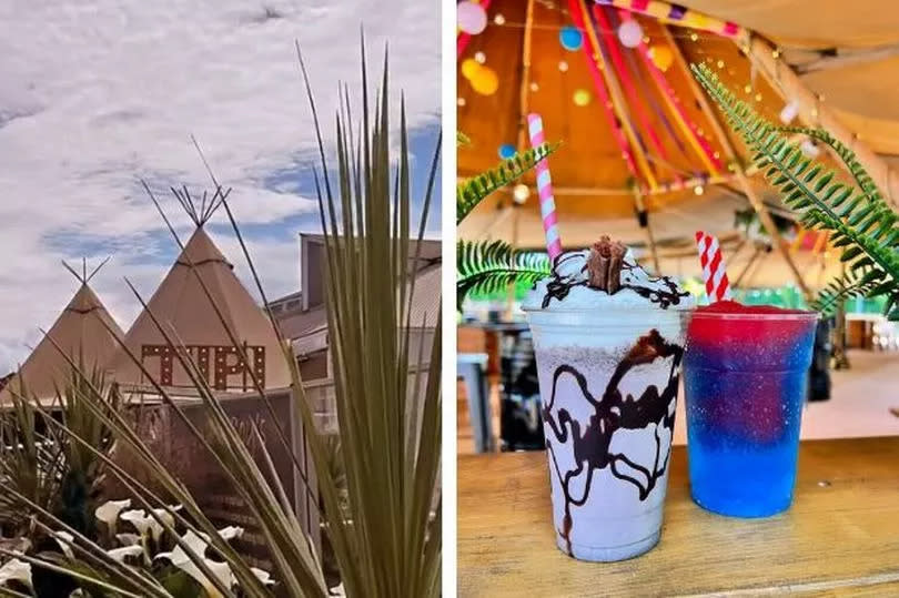 Tipi Summer has an idyllic location next to the water in Princes Quay