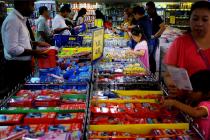 Families not only have to pay for school fees but also buy stationery and uniforms in preparation for the new school year. – The Malaysian Insider pic by Afif Abd Halim, January 5, 2015.