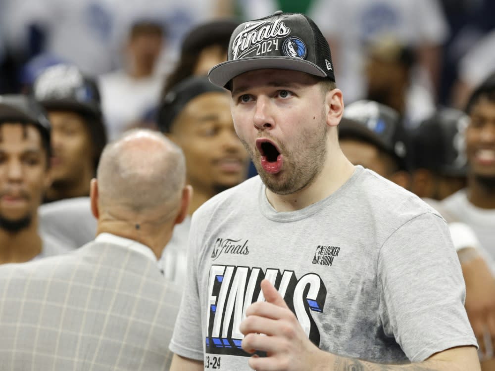 Der erneut überragende Doncic mit dem Siegershirt (DAVID BERDING)