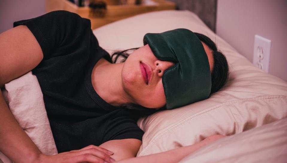 Gifts for nappers: Add a bit of luxury to your friend's nighttime routine with a silk eye mask.