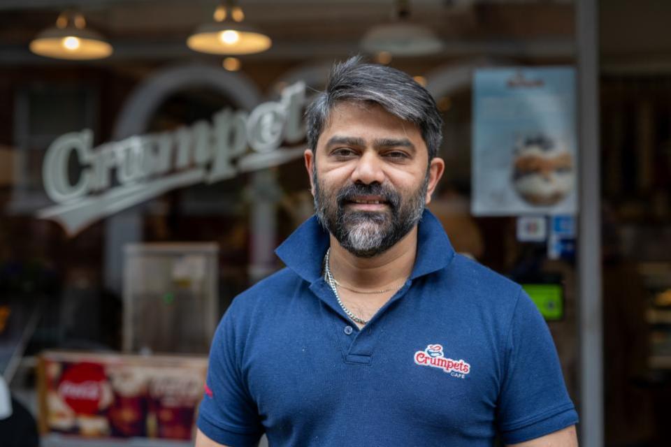 News Shopper: Prasanna Callaghan owns Crumpets Café