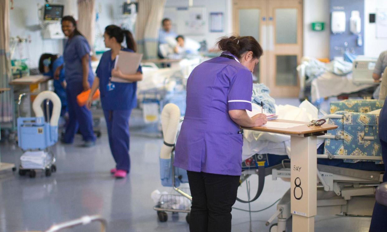 <span>A survey of 11,000 NHS nurses in England found that 43% said their mental health had been affected by financial problems.</span><span>Photograph: Tommy London/Alamy</span>