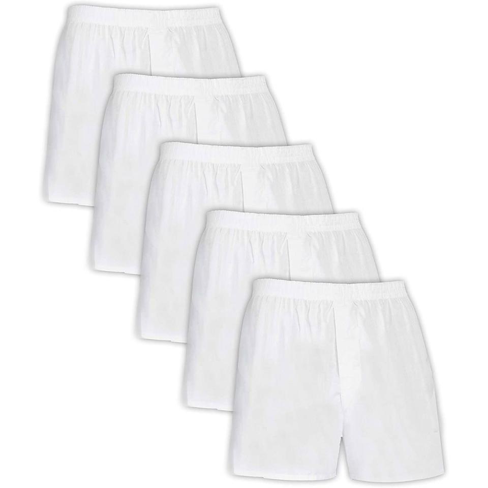 Tag-Free Boxer Shorts (5-Pack)