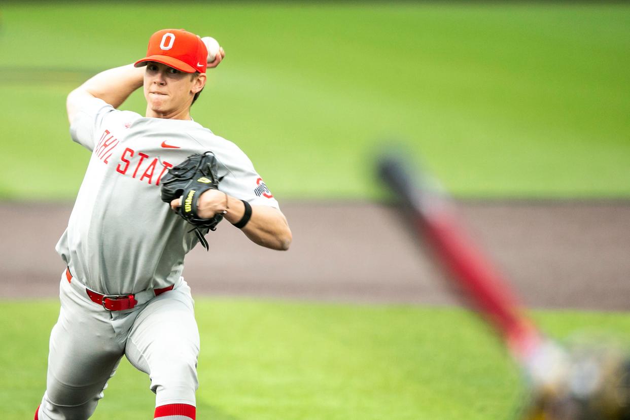 Ohio State's Josh Timmerman, a Licking Heights graduate, was selected by the Milwaukee Brewers on Tuesday in the 16th round of the MLB draft.