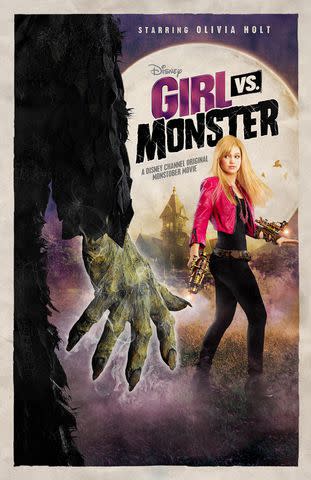 <p>Bad Angels Prods/Disney Channel/Just Singer Entertianment/Kobal/Shutterstock</p> Olivia Holt on the 2012 'Girl vs. Monster' poster