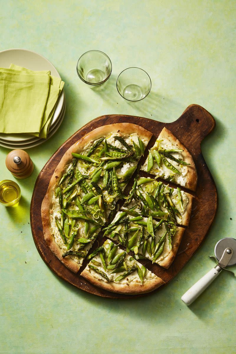 Spring Vegetable Pizza