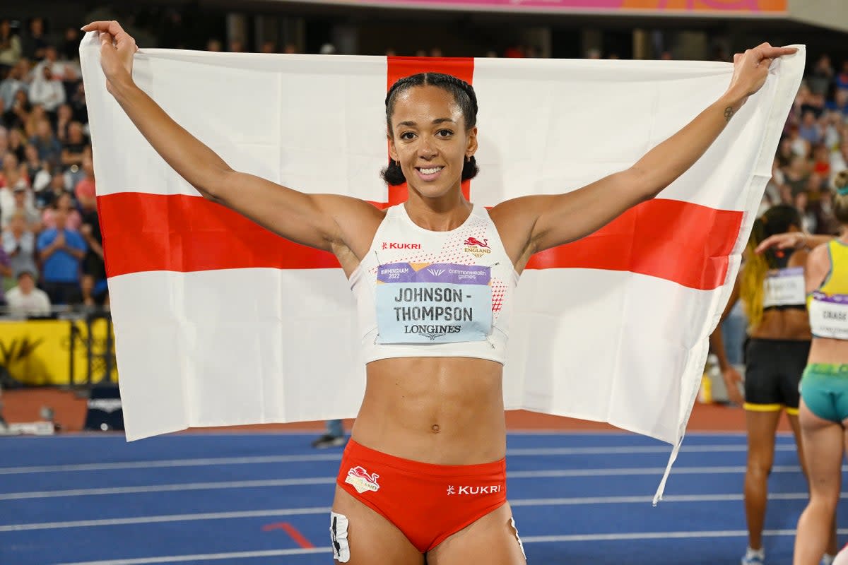 Gold medallist Katarina Johnson-Thompson  (Getty Images)