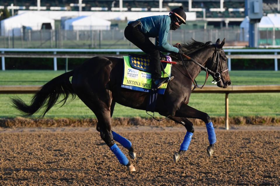 Medina Spirit at Churchill Downs.