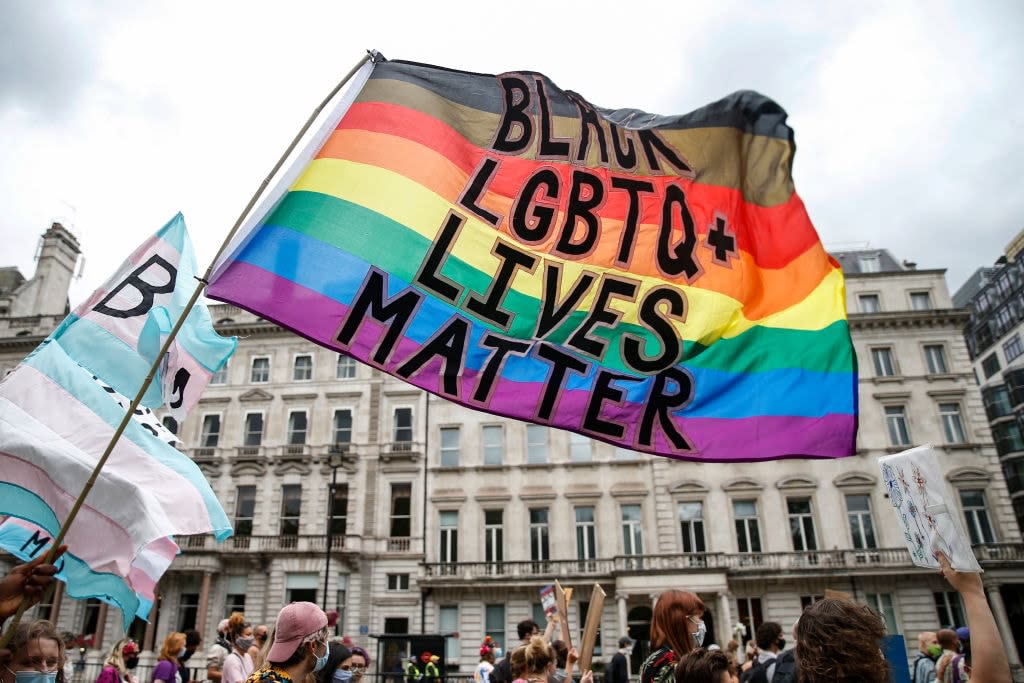 Black Trans Lives Matter Protest Takes Place In Central London