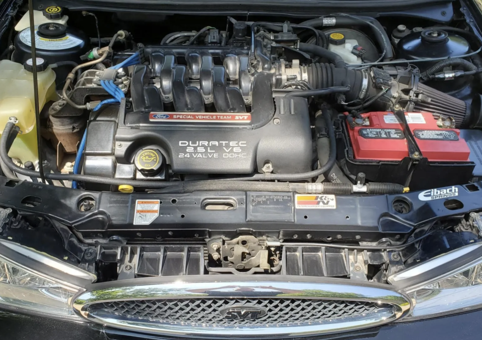 ford svt contour duratec v6 engine bay