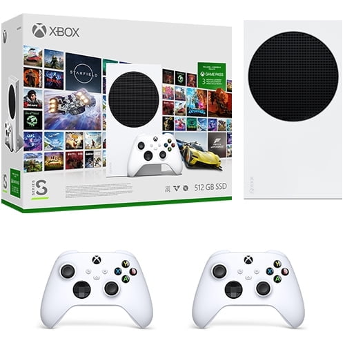 Xbox Series S 512GB SSD Console w/ Wireless Controller + Extra Xbox Wireless Controller