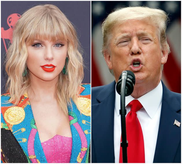 Taylor Swift and Donald Trump