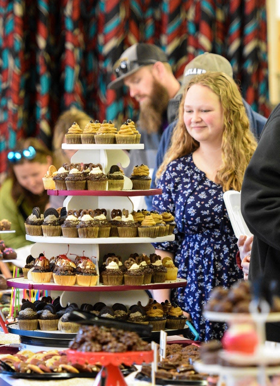 The 12th Annual Chocolate Lovers’ Fest featured everything chocolate, including macaroons, fudge and cupcakes.