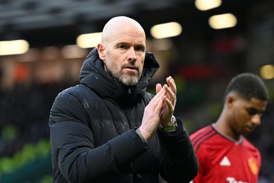 Erik ten Hag is under pressure to impress the new ownership at Old Trafford (Getty Images)